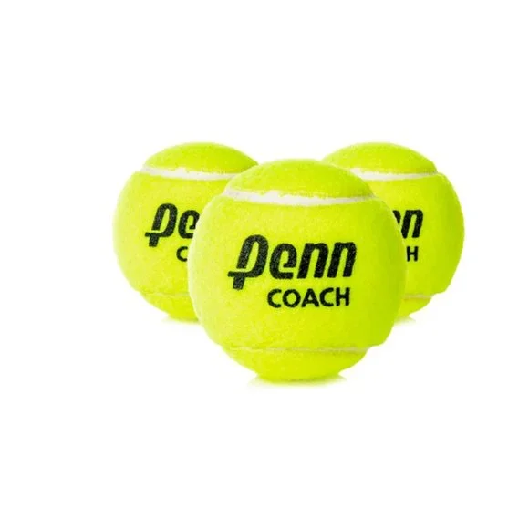 Penn Coach Optic Yellow Tennis Balls (1 Can = 3 Tennis Balls) - Picture 2 of 2